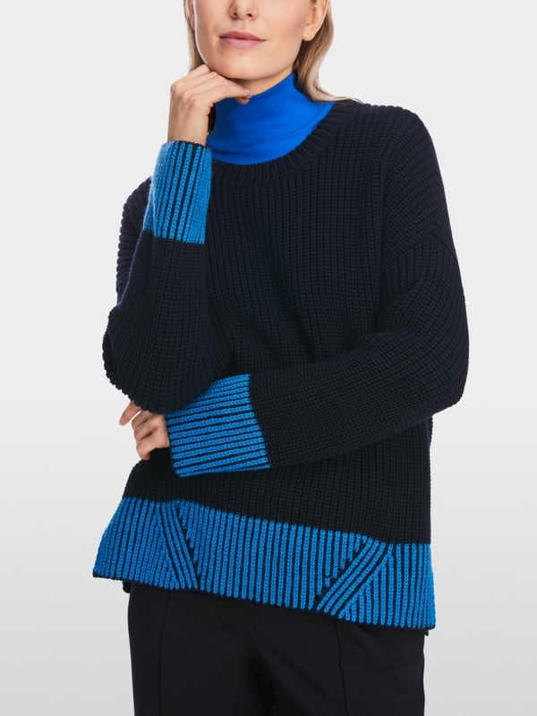 Marc Cain Oversized Sweater Knitted in Germany Riesige Rabatte