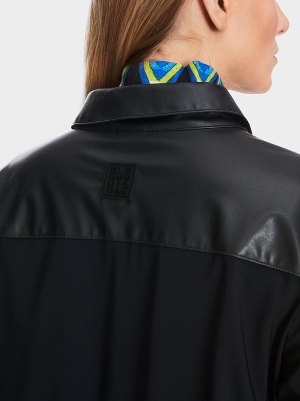 Marc Cain Sportive Jacke in Materialmix 50% Rabatt mit kostenlosem Versand