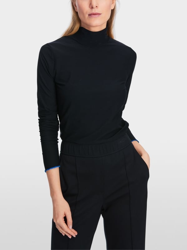 Marc Cain Longsleeve mit Turtle-Neck Clearance-Verkauf