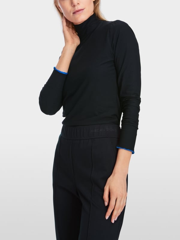 Marc Cain Longsleeve mit Turtle-Neck Clearance-Verkauf