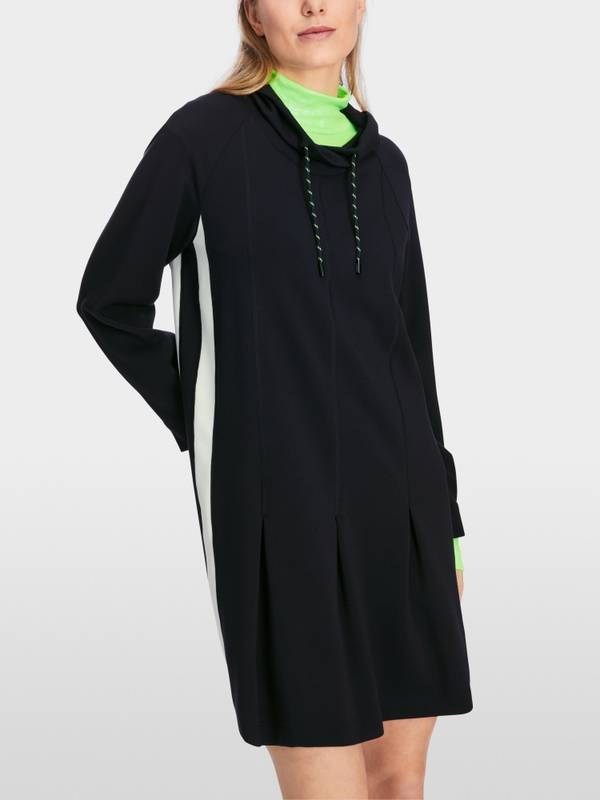 Marc Cain Kurzes Kleid mit Kellerfalten Kostenloser Versand international
