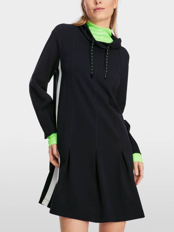 Marc Cain Kurzes Kleid mit Kellerfalten Kostenloser Versand international
