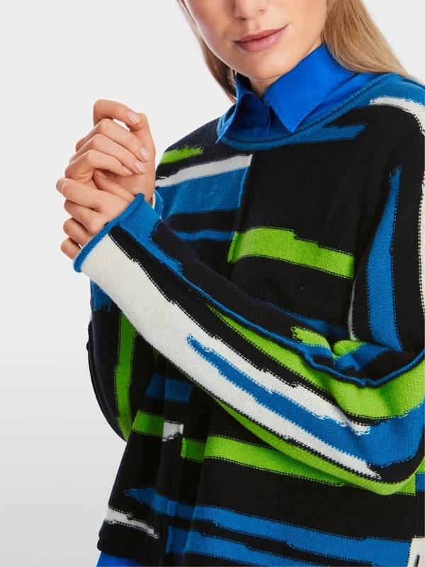 Marc Cain Oversized Sweater in Wolle/Kaschmir zollfrei