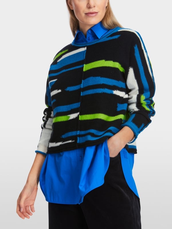 Marc Cain Oversized Sweater in Wolle/Kaschmir zollfrei