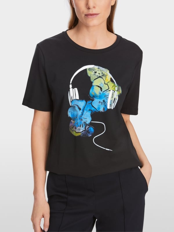 Marc Cain T-Shirt mit Print "Rethink Together" im Angebot