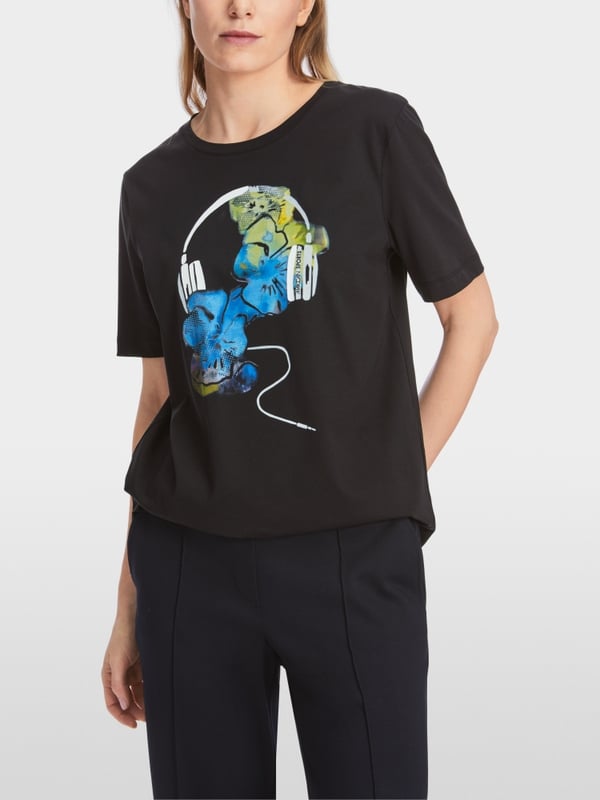 Marc Cain T-Shirt mit Print "Rethink Together" im Angebot