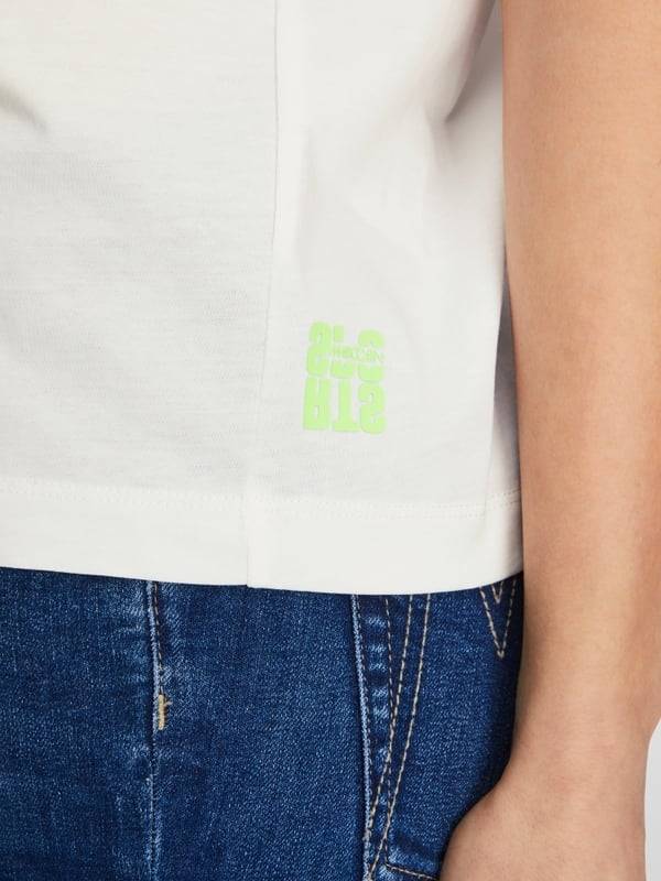 Marc Cain Baumwoll-T-Shirt "Rethink Together" Schlussverkauf