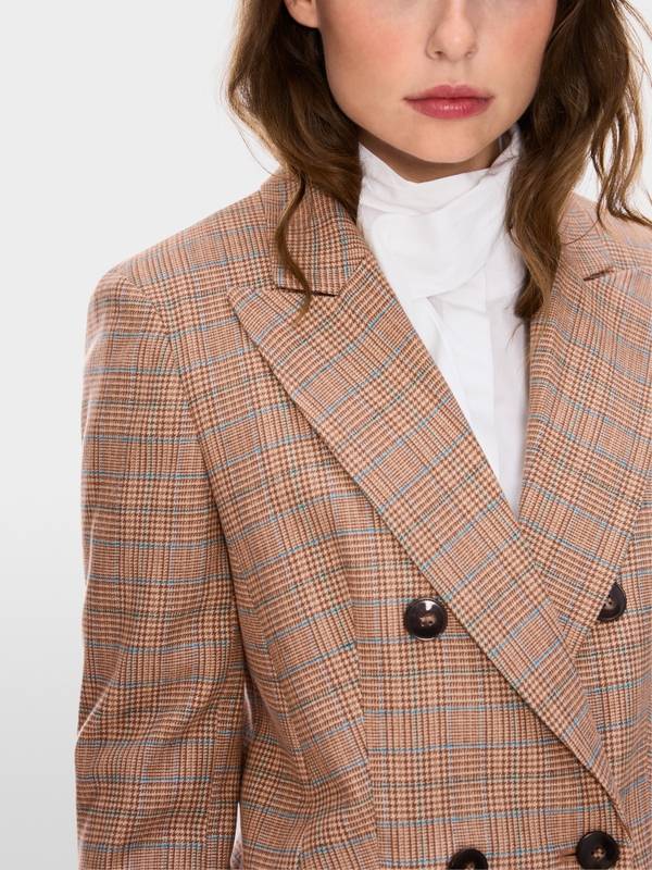 Marc Cain Blazer mit Mini-Pepita-Muster Sonderangebote