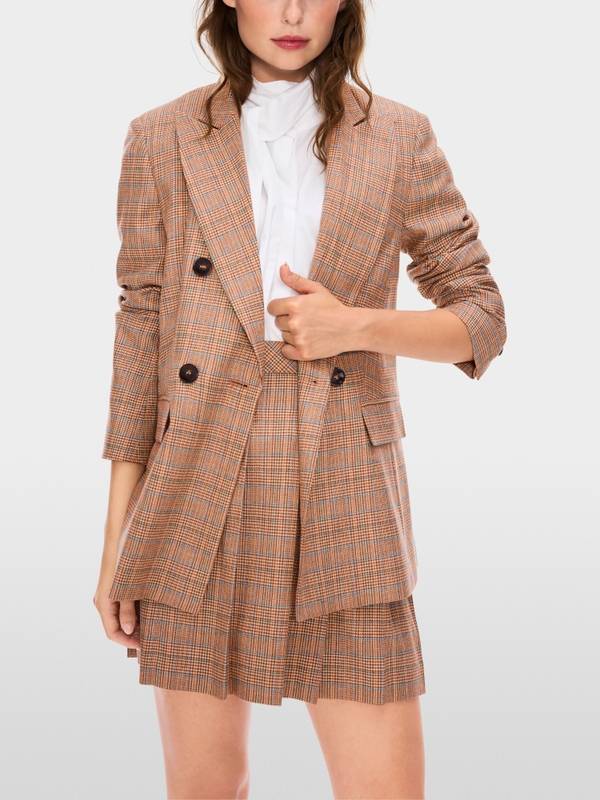 Marc Cain Blazer mit Mini-Pepita-Muster Sonderangebote