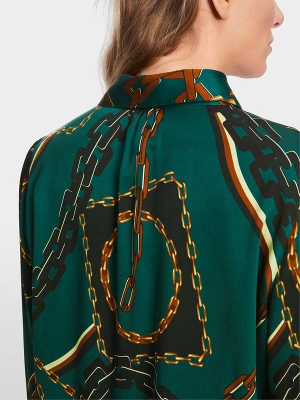 Marc Cain Seidenbluse mit Ketten-Design JETZT KAUFEN
