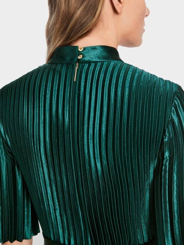 Marc Cain Samtiges Plissekleid Zeitbegrenzte Promotion