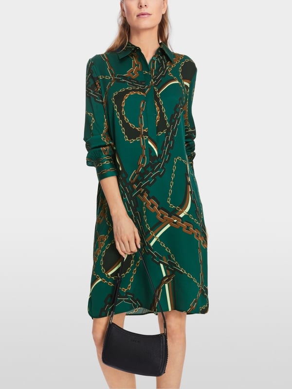 Marc Cain Hemdblusenkleid aus Seid Sonderangebot der Fabrik