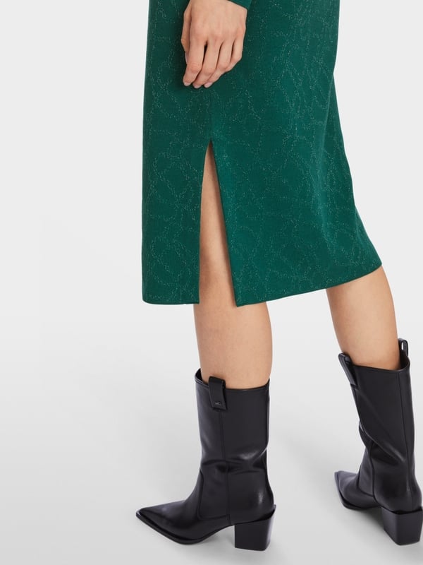 Marc Cain "Rethink Together" Kleid mit Lurex Limitierter Zeitrabatt