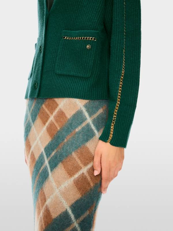 Marc Cain Rippstrick-Cardigan "Rethink Together" Fabrik Onlineshop