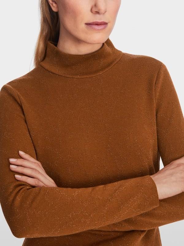 Marc Cain Sweater "Rethink Together" mit Lurex Saisonale Angebote