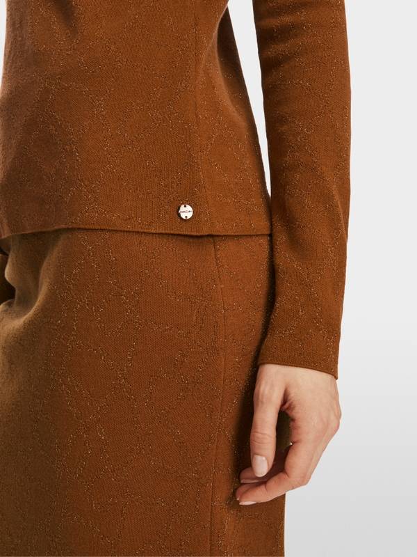 Marc Cain Sweater "Rethink Together" mit Lurex Saisonale Angebote