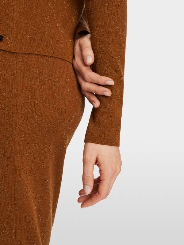 Marc Cain Sweater "Rethink Together" mit Lurex Saisonale Angebote