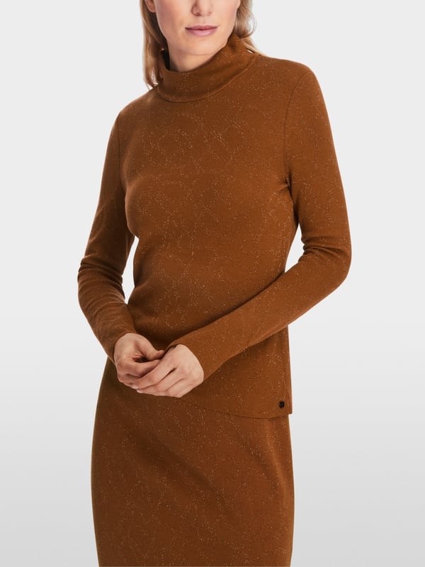 Marc Cain Sweater "Rethink Together" mit Lurex Saisonale Angebote
