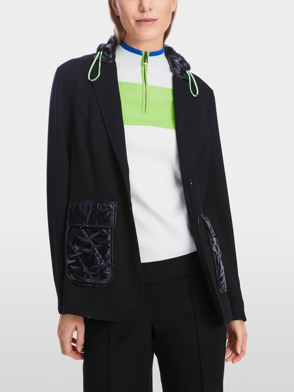 Marc Cain Jersey-Blazer in Materialmix Letzter Tag