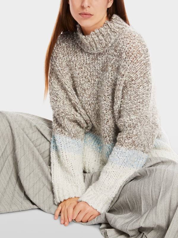 Marc Cain Oversized Sweater Knitted in Germany Super Rabatt
