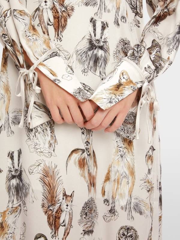 Marc Cain Langes Kleid mit Tierprint 2025