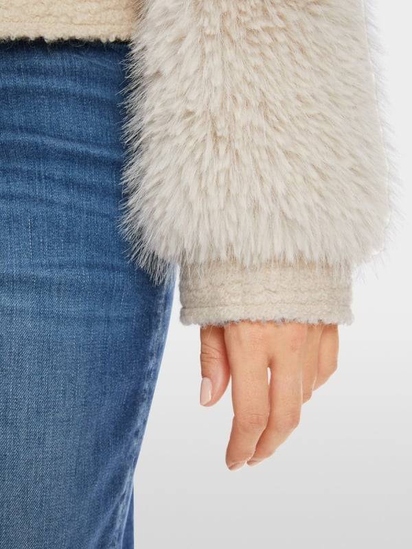 Marc Cain Outdoorjacke in Fun Fur im Angebot