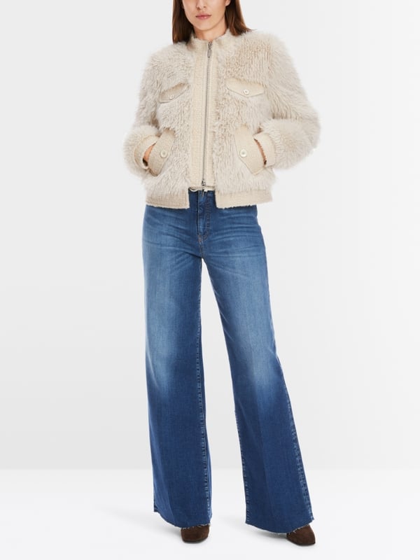 Marc Cain Outdoorjacke in Fun Fur im Angebot