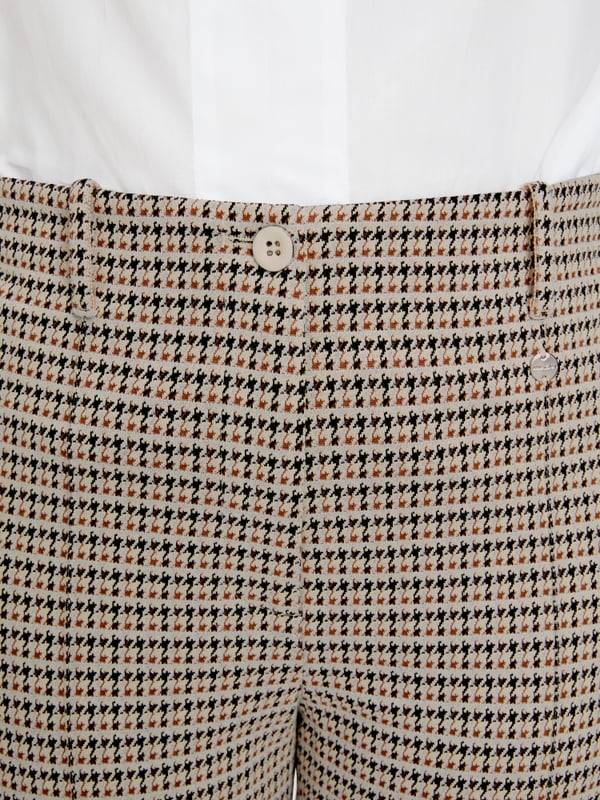 Marc Cain Modell SYDNEY - schmale Hose in Karo Fabrik Onlineshop