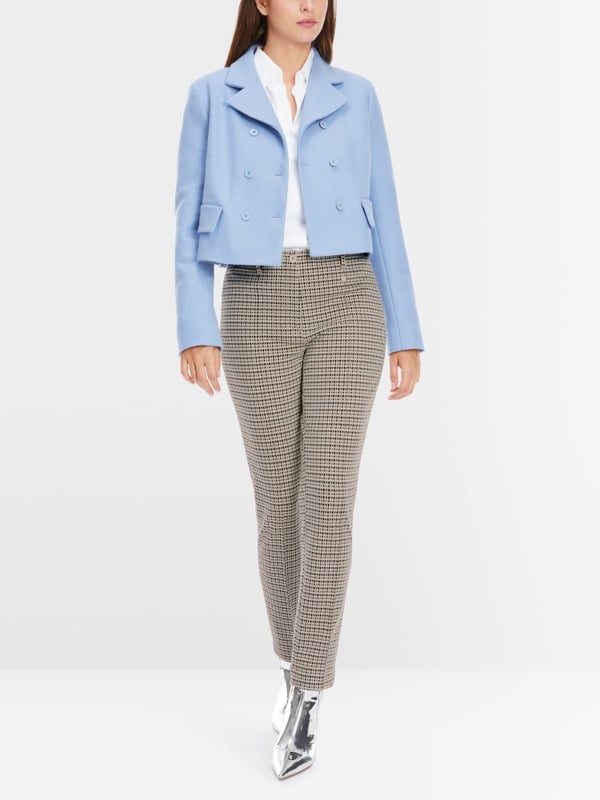 Marc Cain Modell SYDNEY - schmale Hose in Karo Fabrik Onlineshop