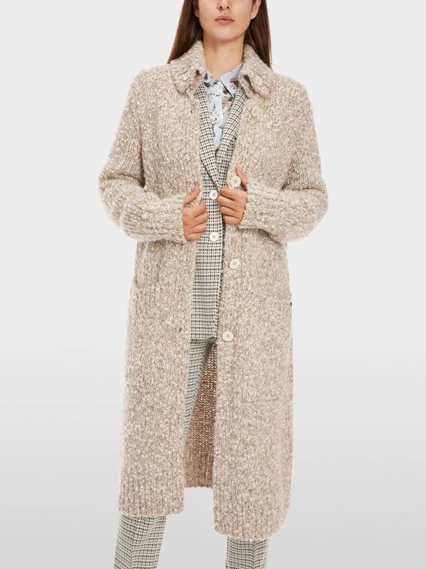 Marc Cain Kurzer Mantel Knitted in Germany Sonderangebot