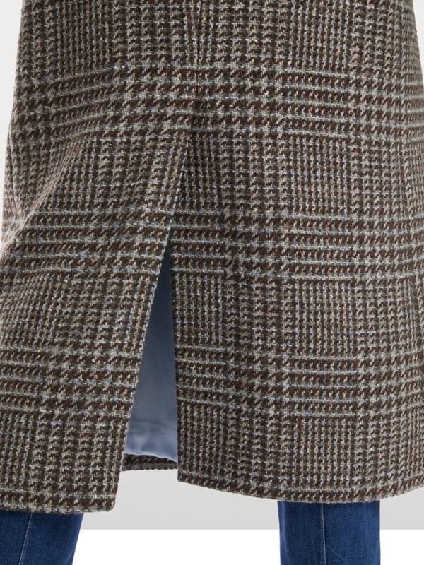Marc Cain Langer Blazer-Mantel in Vintage-Karo Saisonschlussverkauf