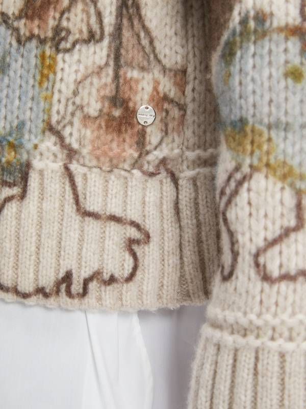 Marc Cain Sweater mit Print - Knitted in Germany Black Friday