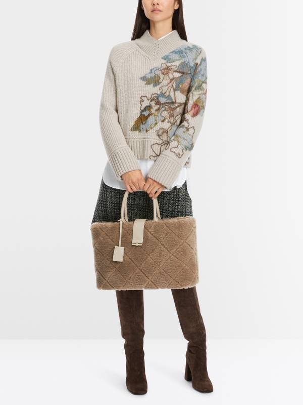 Marc Cain Sweater mit Print - Knitted in Germany Black Friday