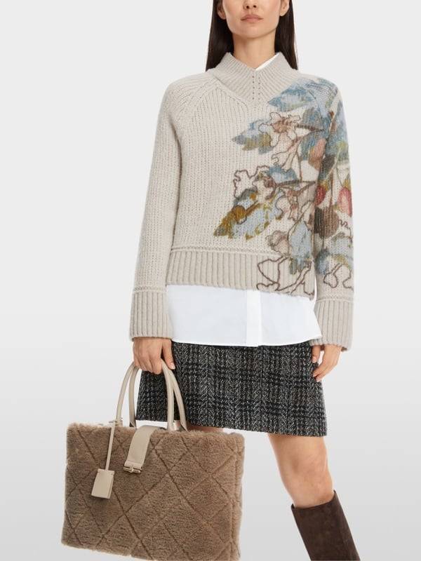 Marc Cain Sweater mit Print - Knitted in Germany Black Friday