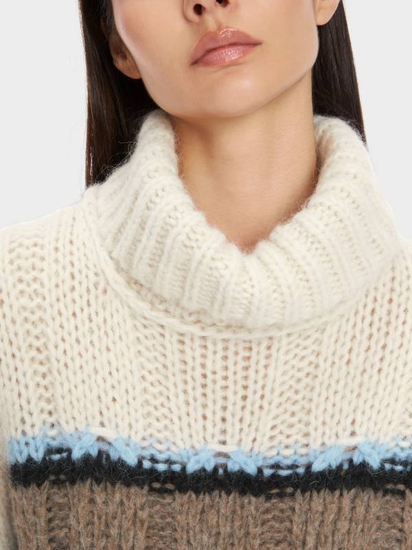 Marc Cain Sweater mit Streif - Knitted in Germany Muttertagsangebot