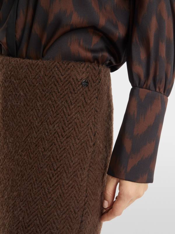 Marc Cain Schmaler Midirock Knitted in Germany Lagerräumung