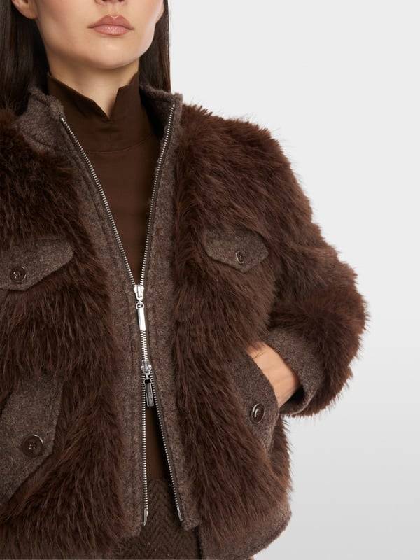 Marc Cain Outdoorjacke in Fun Fur Heißer Verkauf
