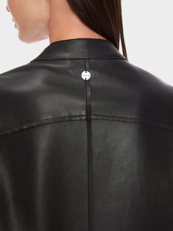 Marc Cain Lange Lederjacke mit Zipp Zeitlich begrenztes Angebot