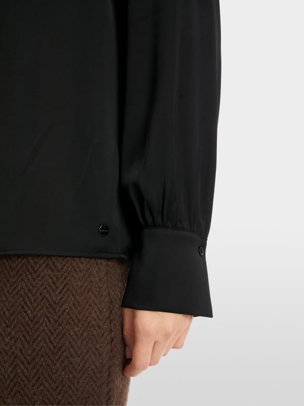 Marc Cain Feminine Hemdbluse mit Kimono-Ärmel Große Rabatte