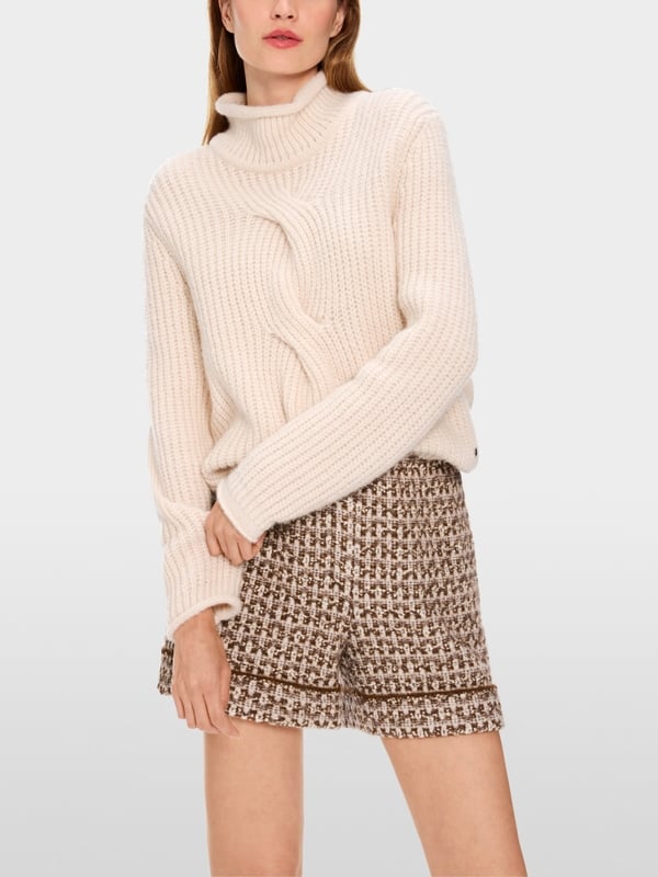 Marc Cain Sweater mit Zopf - Knitted in Germany Zeitbegrenzte Promotion