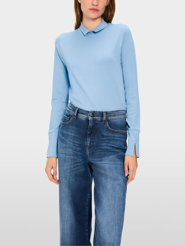 Marc Cain Langärmliges T-Shirt 50% Rabatt mit kostenlosem Versand