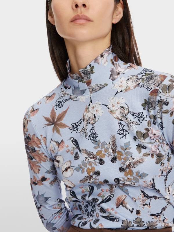 Marc Cain Longsleeve mit Rollkragen Kostenloser Versand international