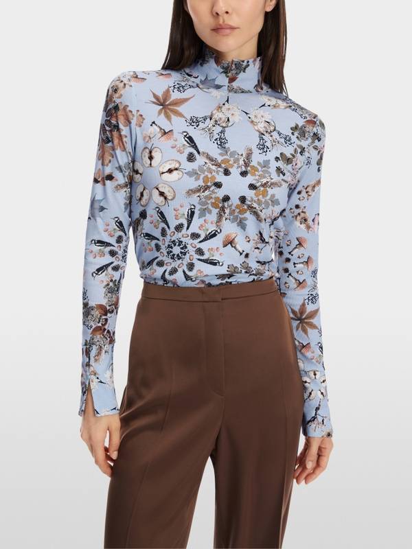 Marc Cain Longsleeve mit Rollkragen Kostenloser Versand international