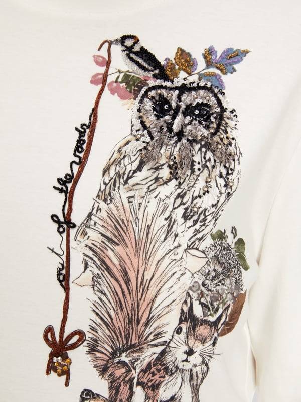 Marc Cain T-Shirt aus reiner Baumwolle Fabrikladen
