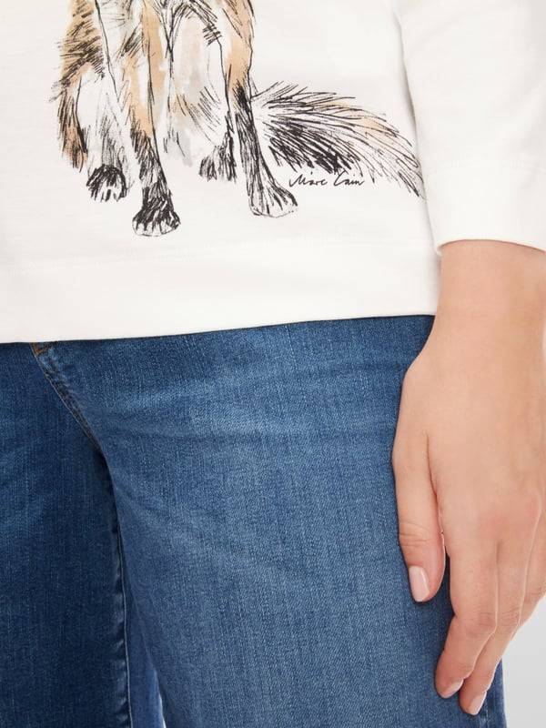 Marc Cain T-Shirt aus reiner Baumwolle Fabrikladen