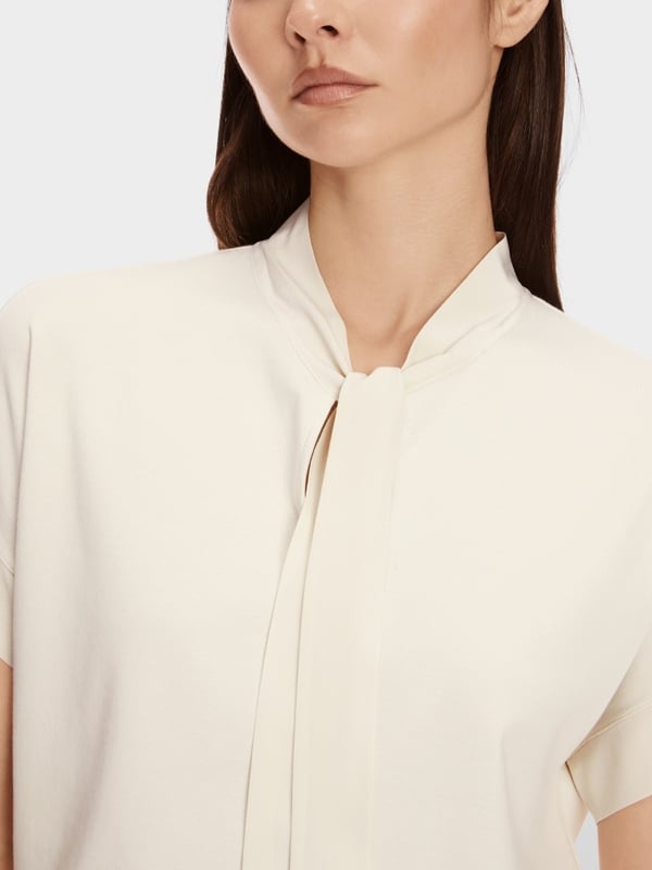 Marc Cain T-Shirt mit Schluppe Black Friday Preise