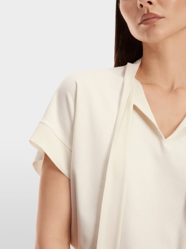 Marc Cain T-Shirt mit Schluppe Black Friday Preise
