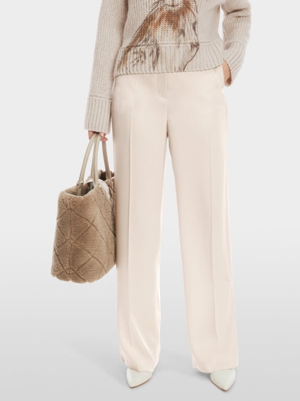 Marc Cain Hose mit hoher Taille - Modell WUKARI VIP-Rabatte