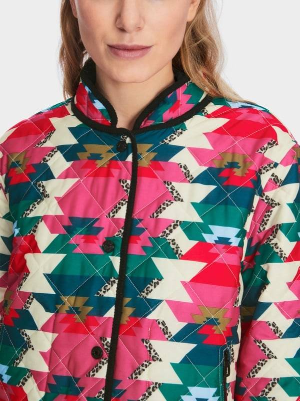 Marc Cain Reversible Steppjacke mit Print Letzte 3 Tage