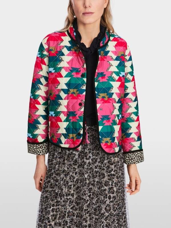 Marc Cain Reversible Steppjacke mit Print Letzte 3 Tage